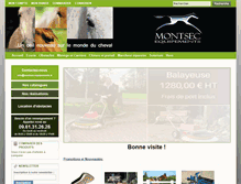 Tablet Screenshot of montsec-equipements.fr